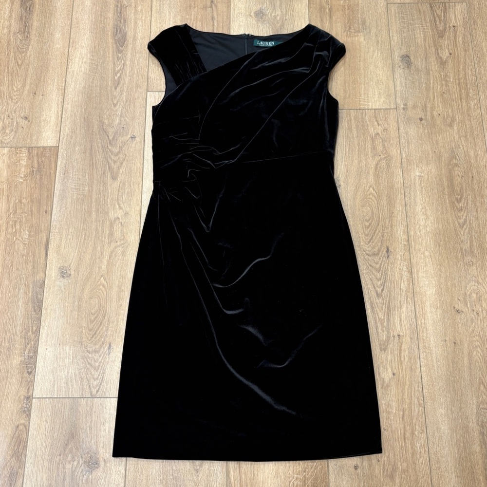 Lauren Ralph Lauren Black Midi Dress - Picture 3 of 12